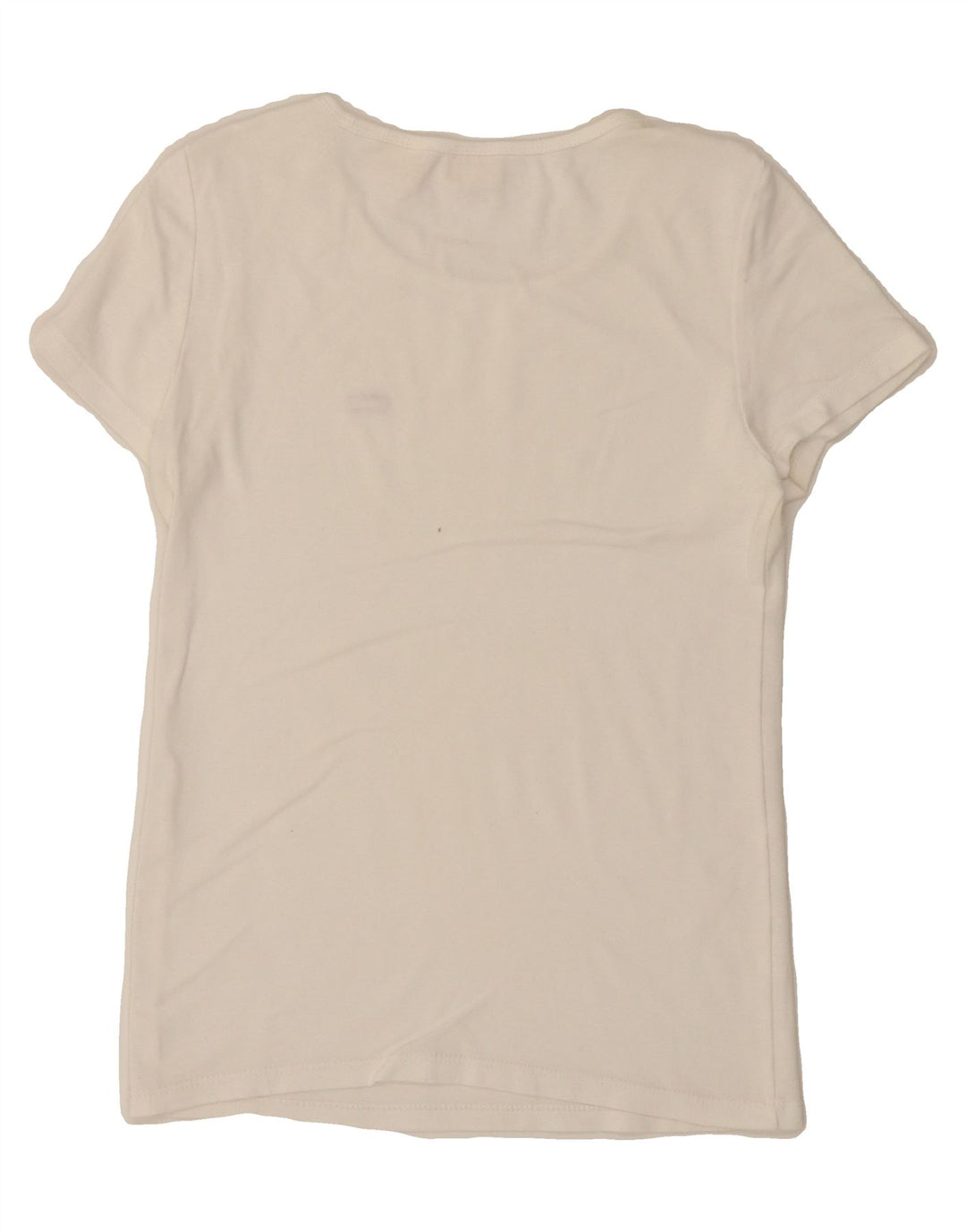 LEVI'S Womens T-Shirt Top UK 10 Small White Vintage Levi's and Second-Hand Levi's from Messina Hembry 
