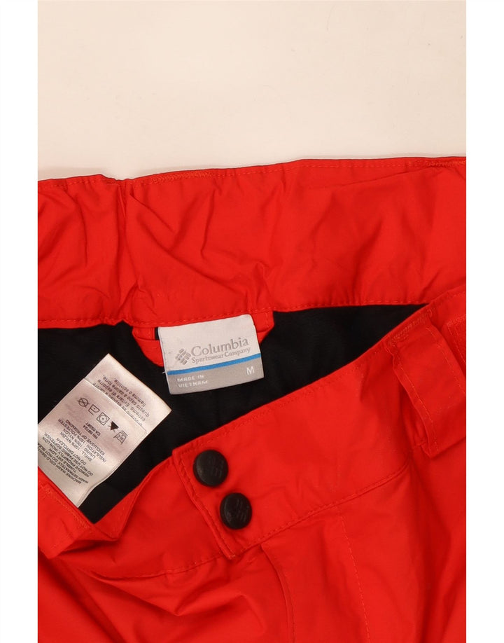 Columbia Pantalones De Esquí Omni-Shield Nylon Color Block Rojo Mediano Hombre