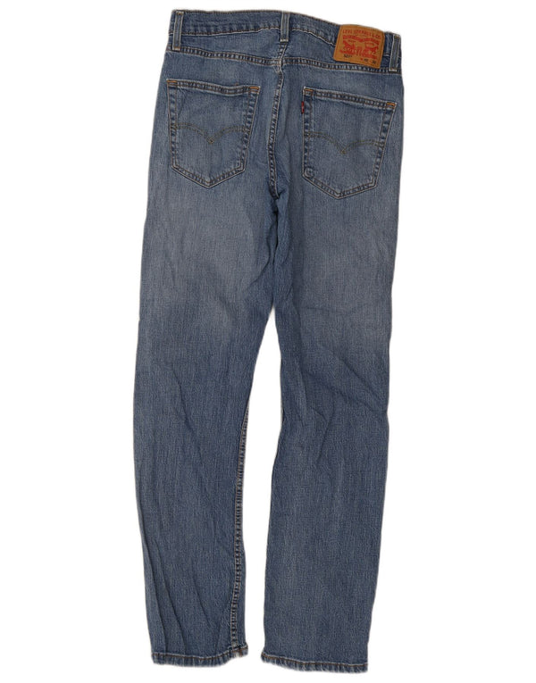 Levi's Mens 527 Slim Bootcut Jeans W32 L32 Blue Cotton