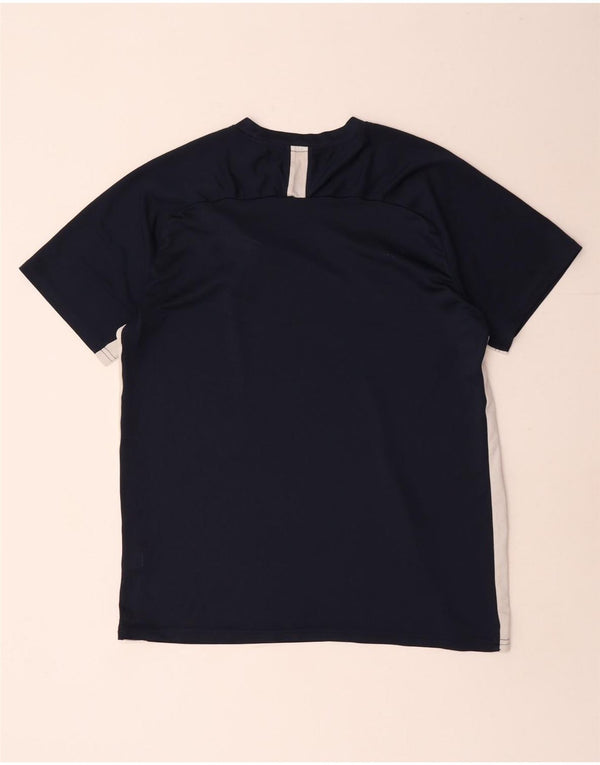 Nike Camiseta Dri Fit Graphic para hombre XL Azul marino Colorblock