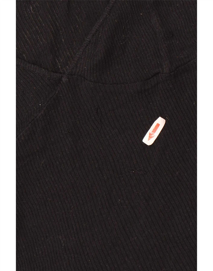 Massimo Dutti Camiseta Sin Mangas Mujer UK 12 Medium Negro