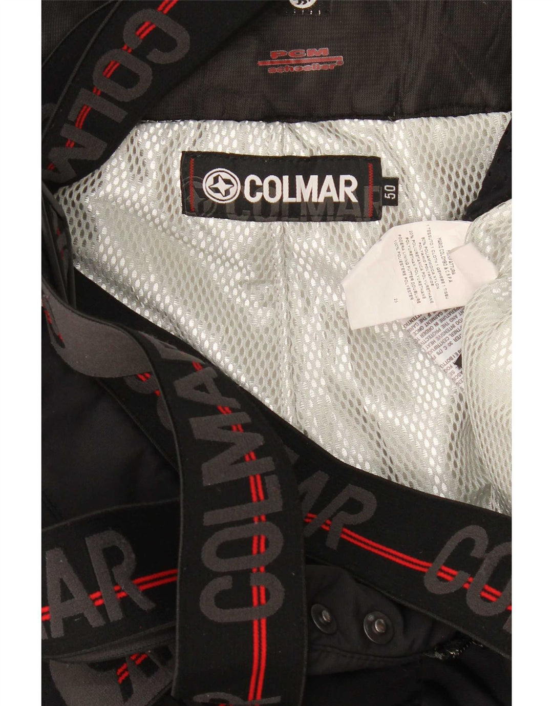 Colmar Pantalón de esquí con peto gráfico para hombre EU 40 Medium Black Colourblock