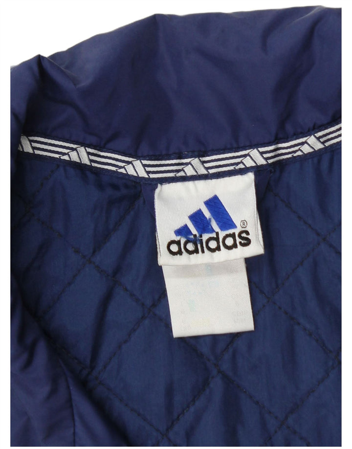 Adidas Mens Chándal Top Chaqueta Grande Azul Marino