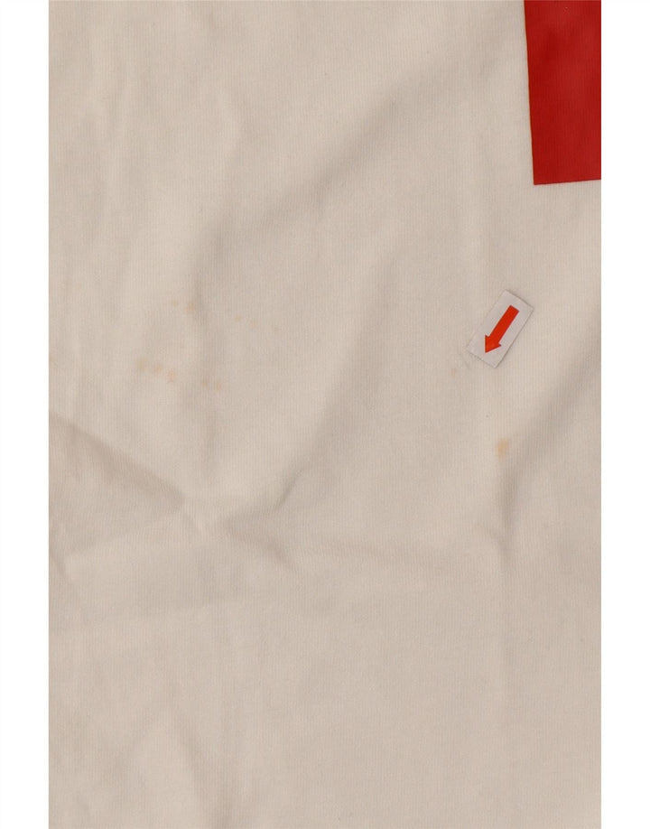 NIKE Camiseta gráfica para hombre Top Medium White Cotton