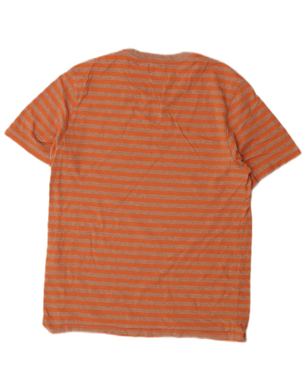 Levi's Camiseta de corte estándar para hombre Top pequeño de algodón a rayas naranja
