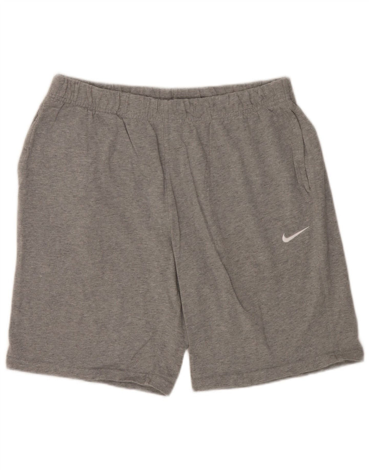 Nike Pantalones cortos deportivos para hombre XL Gris Algodón