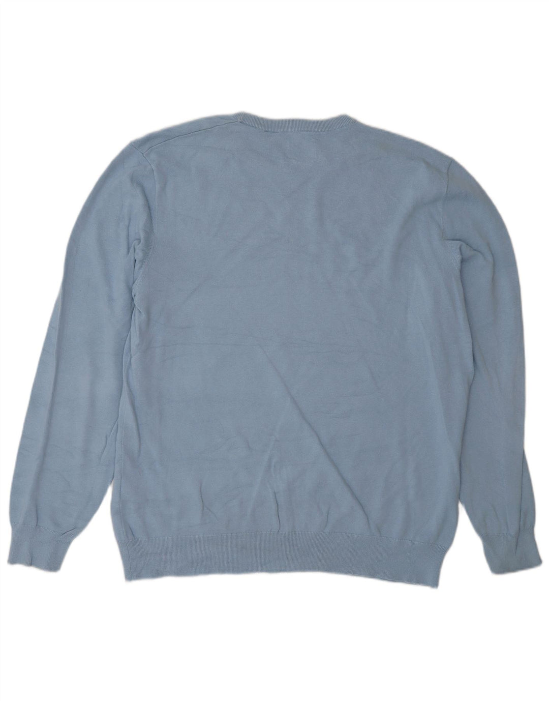 Levi's Jersey con cuello redondo para hombre, talla grande, algodón azul