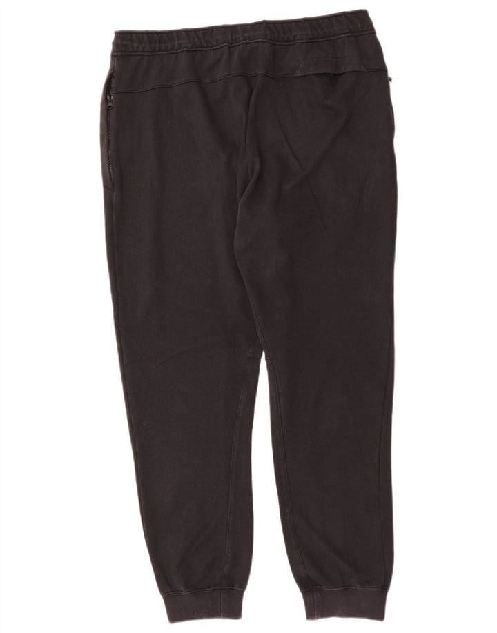 Nike - Pantalones de chándal para hombre, talla grande, color negro, algodón