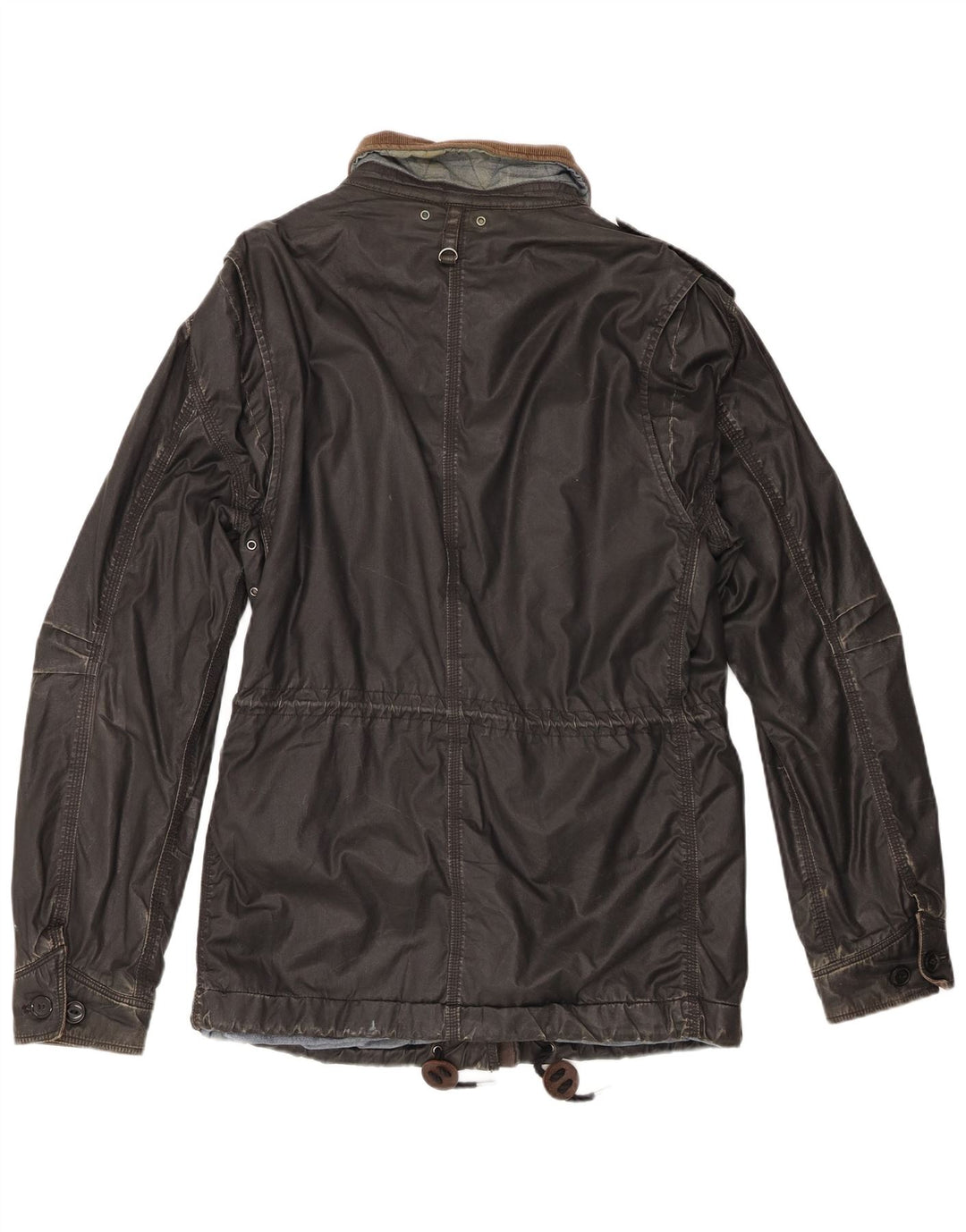 Levi's Chaqueta militar para hombre Reino Unido 40 Grande Algodón negro