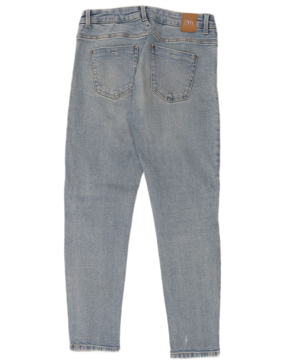 Zara Vaqueros Pitillo Mujer EU 40 Mediano W30 L28 Azul