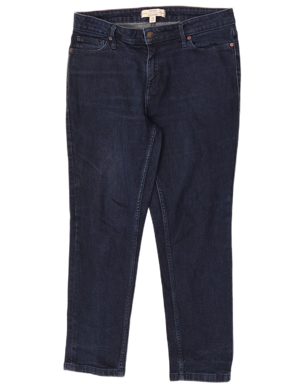 White Stuff Vaqueros Cortos Rectos para Mujer UK 40 Large W32 L28 Azul Marino