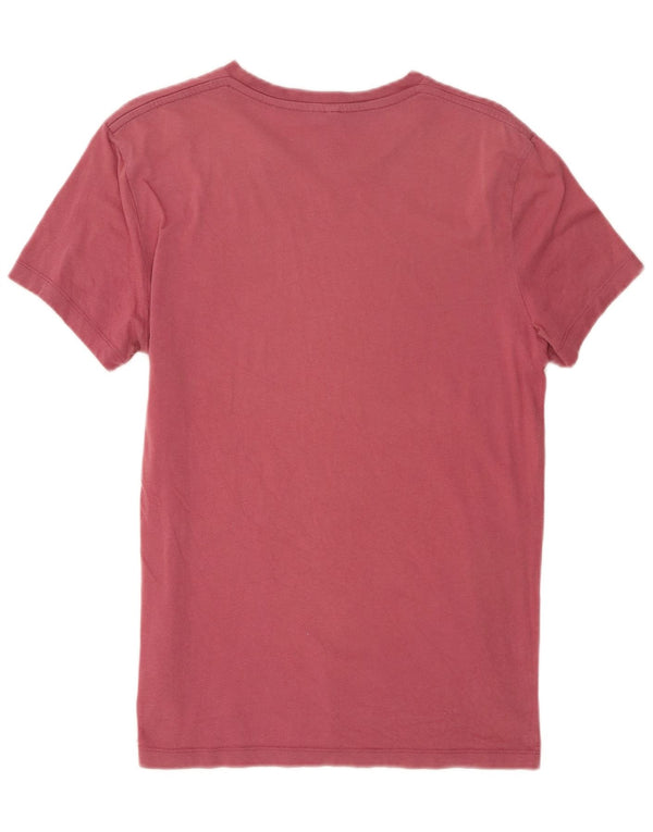 Camiseta Jack Wills Hombre Top Small Borgoña Algodón