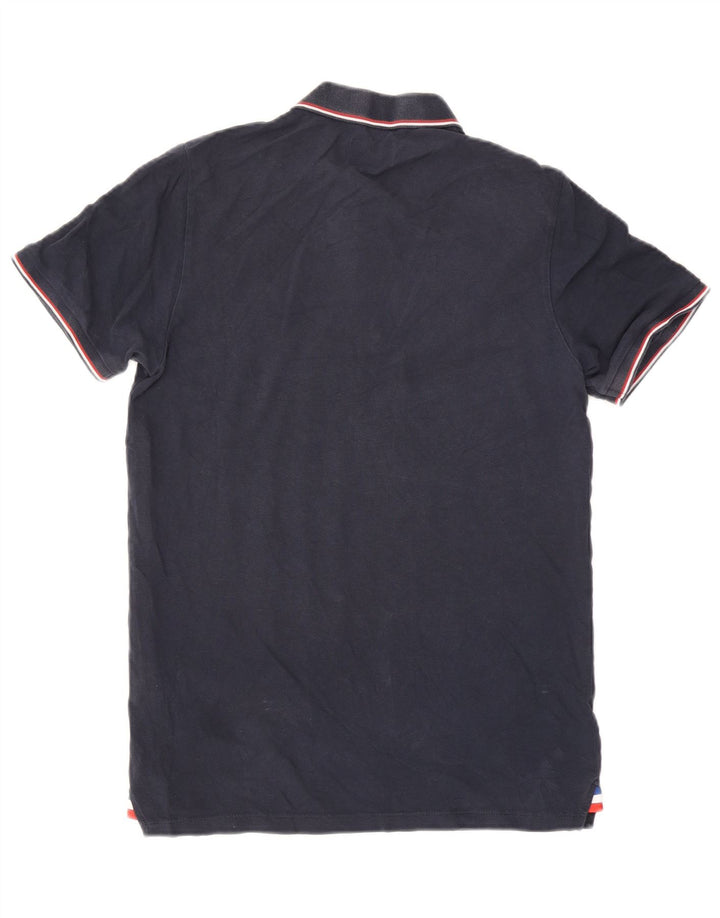 Jack & Jones Polo para hombre grande azul marino
