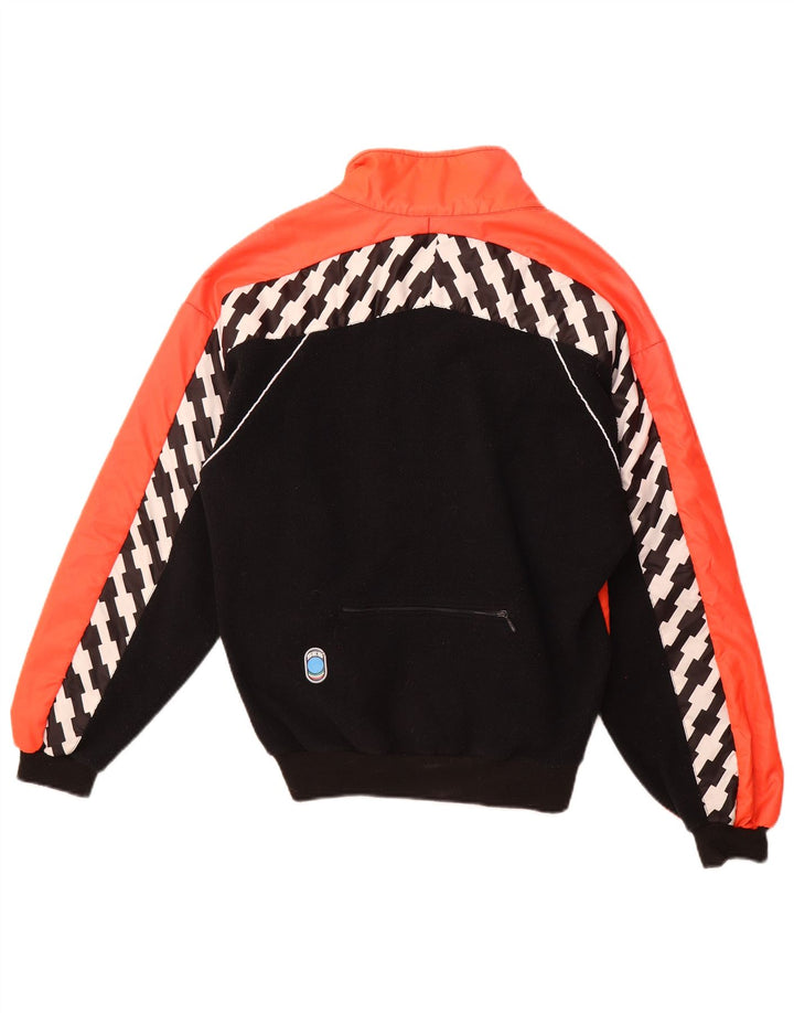 VINTAGE Chaqueta bomber para hombre Reino Unido 40 Poliéster color naranja grande