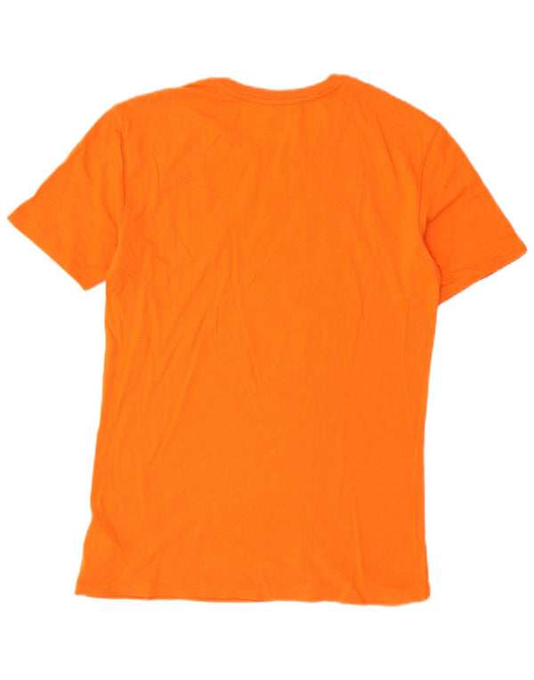 Armani Exchange Camiseta gráfica para hombre Top Small Naranja Algodón