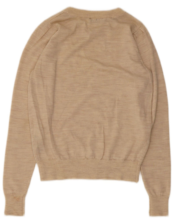 Jersey con cuello barco para mujer de Selected Femme, talla 6, XS, lana beige