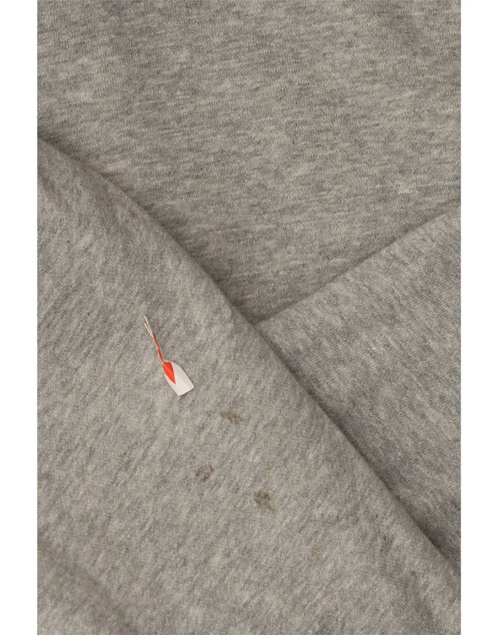 Nike - Sudadera con capucha y cremallera para hombre, algodón moteado en gris medio