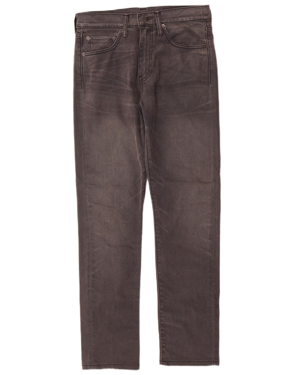 Levi's Hombre 522 Tapered Slim Jeans W28 L29 Algodón Gris
