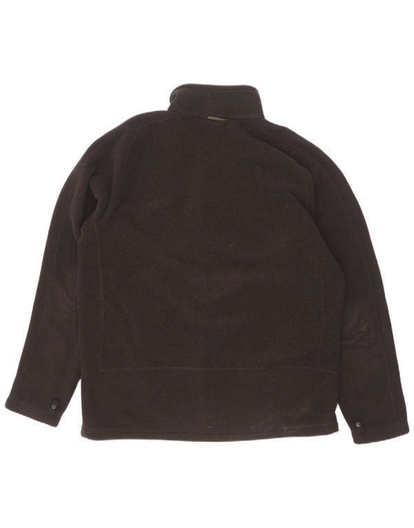 The North Face Chaqueta polar con forro gráfico para hombre, talla 40, poliéster negro grande