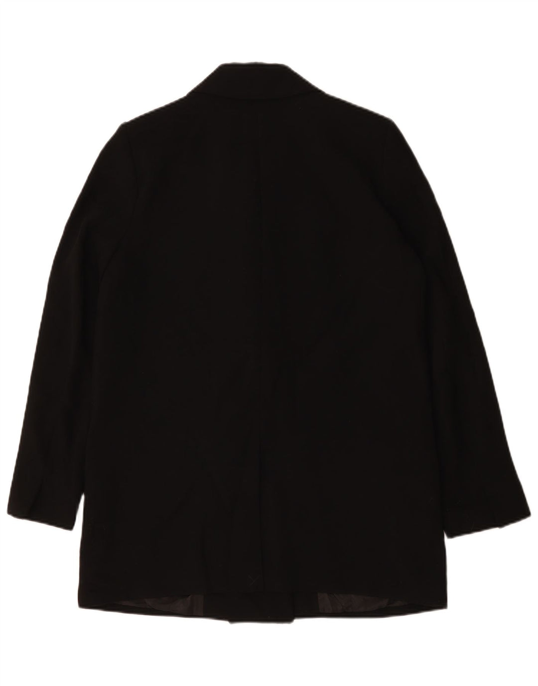 Zara Chaqueta Blazer Larga De Doble Botonadura para Mujer UK 46 Large Black