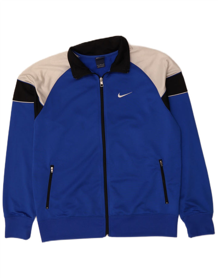Nike - Chaqueta de chándal para hombre, talla grande, color azul, poliéster