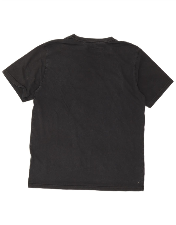 Converse - Camiseta gráfica para hombre, talla grande, algodón negro