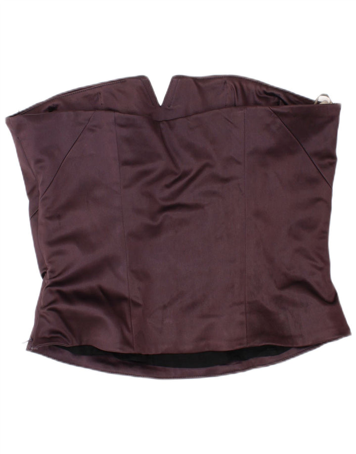 COAST Top corsé para mujer UK 40 Acetato morado mediano