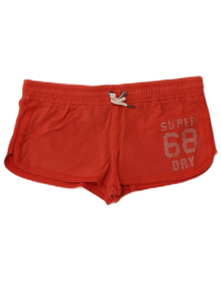 Superdry Shorts deportivos gráficos para mujer Reino Unido 46 Algodón naranja grande