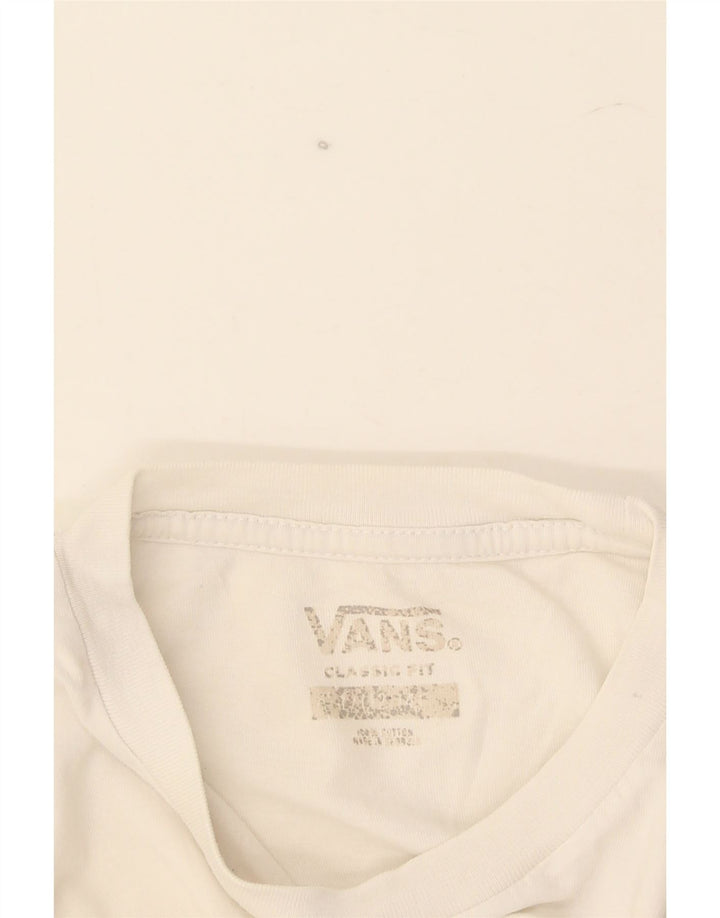 Vans Camiseta gráfica para niño 11-12 años Blanco