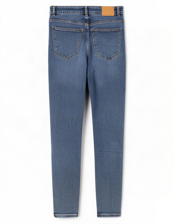 Zara Vaqueros pitillo para mujer EU 42 Large W32 L28 Algodón azul
