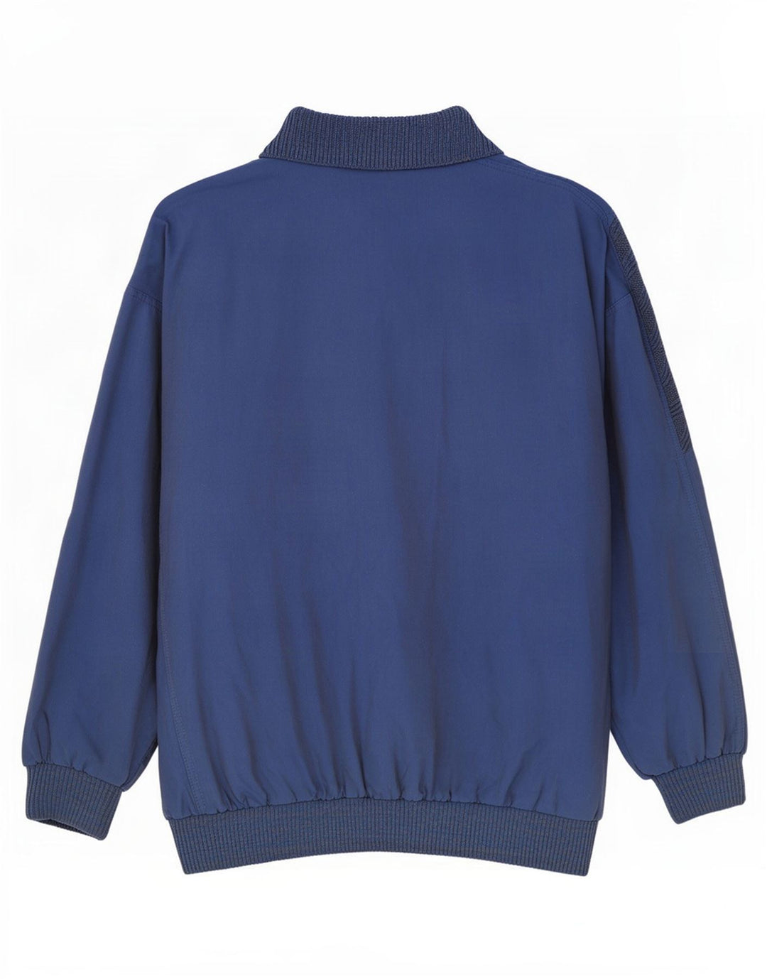 Tom Tailor Sudadera con Cuello Polo para Hombre Jersey Grande Azul Marino Algodón
