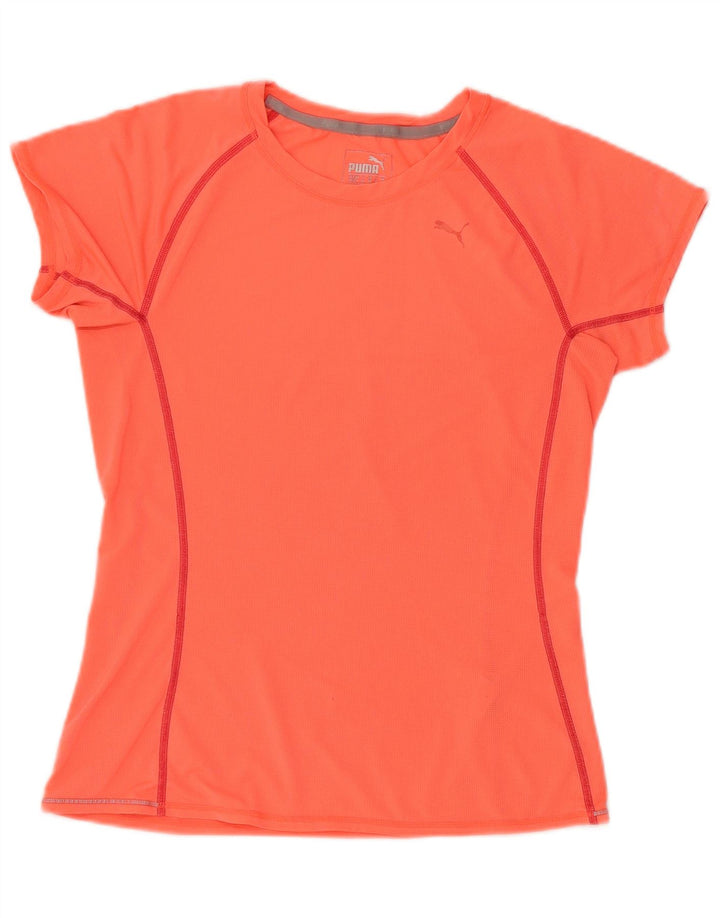 PUMA Camiseta para mujer Top UK 8 Small Naranja Poliéster