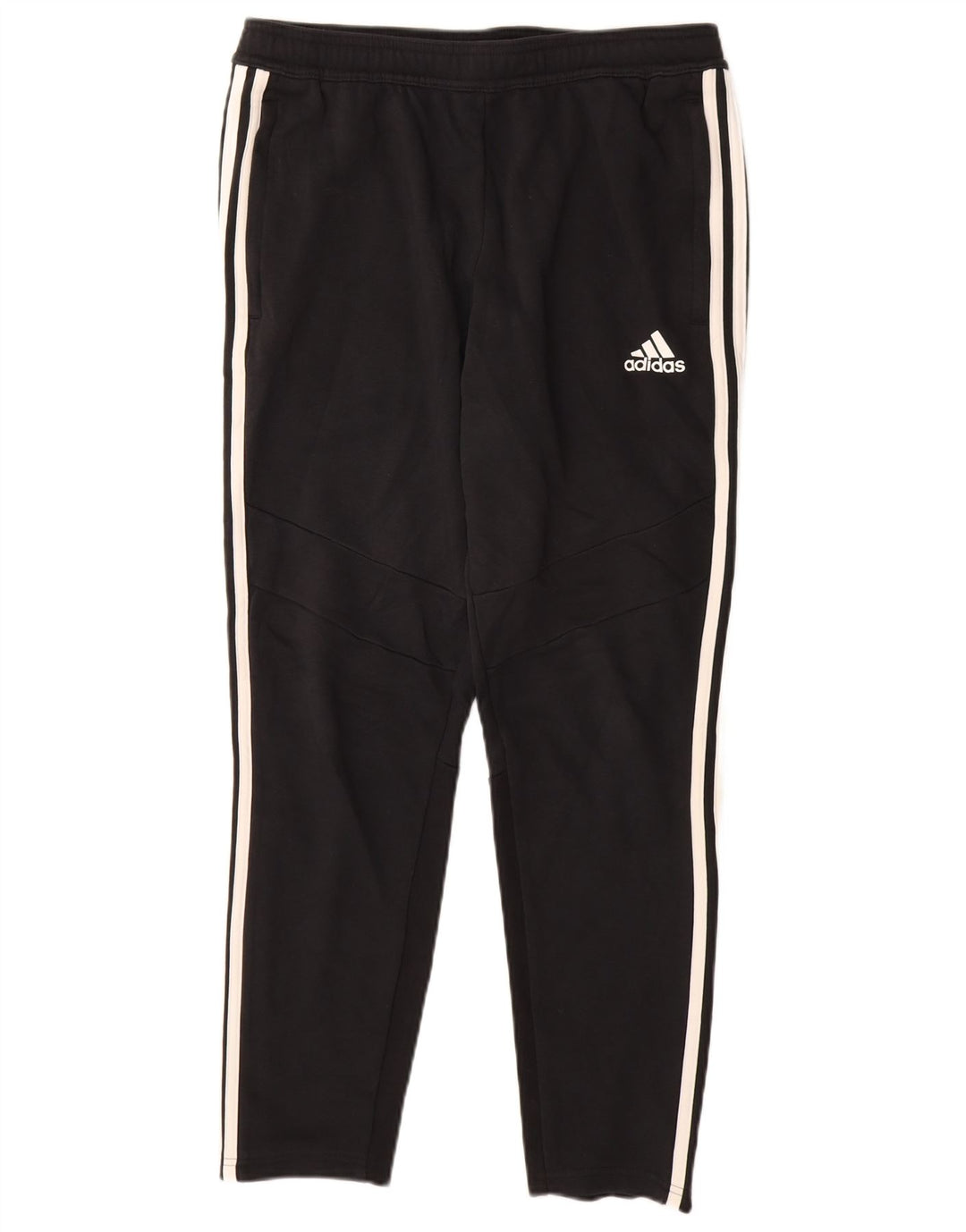 Pantalones de chándal ADIDAS para hombre, algodón negro mediano