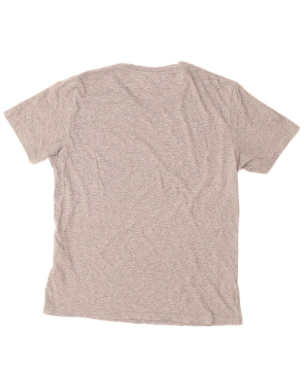 LEVI'S Camiseta gráfica para hombre Top Algodón gris medio