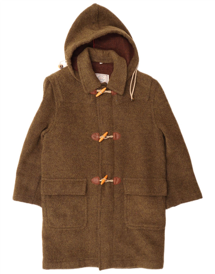 Ciao Mujer Trenca Extragrande Con Capucha IT 44 Lana Caqui Mediana