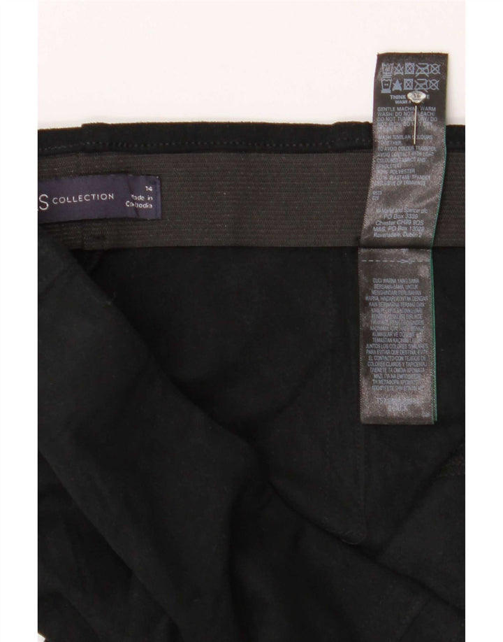 Marks & Spencer Leggings para mujer UK 44 Grande Poliéster negro