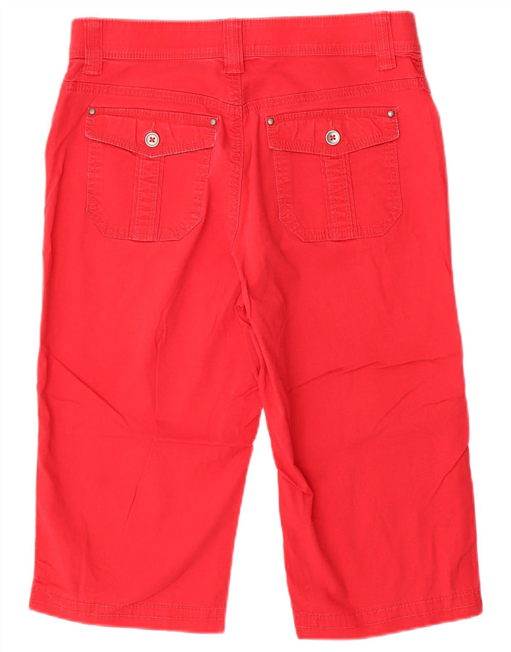 LEE Bermudas de ajuste cómodo para mujer US 8 Medium W30 Algodón rojo