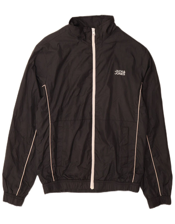 Jack & Jones Hombre Chándal Top Jacket Medium Negro Poliéster