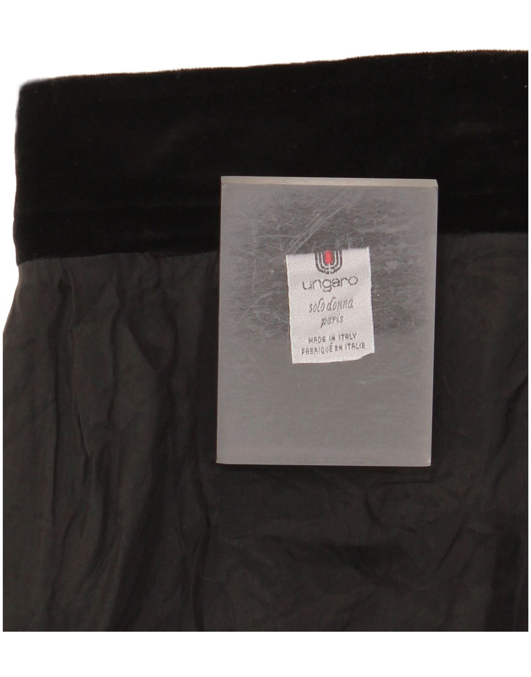 UNGARO Falda Recta Mujer W30 Mediana Negro