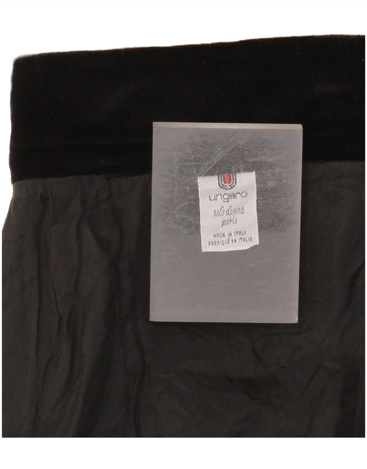 UNGARO Falda Recta Mujer W30 Mediana Negro