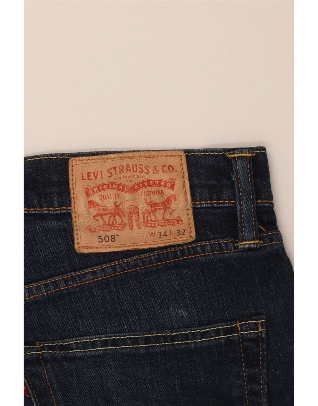 Vaqueros Levi's 508 Cropped Tapered para hombre W34 L25 Azul