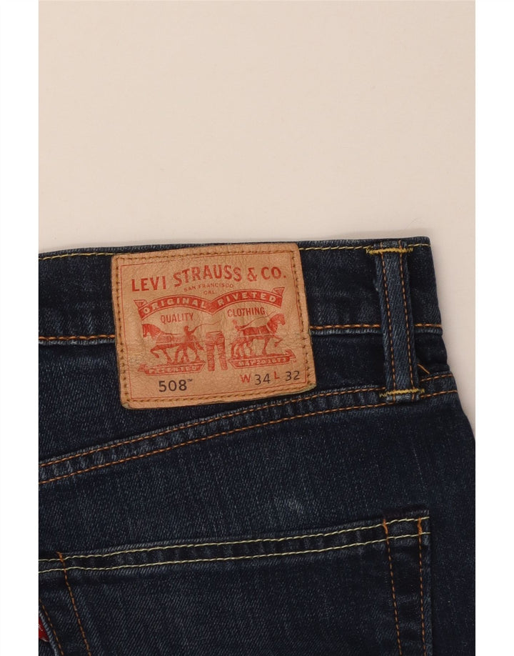 Vaqueros Levi's 508 Cropped Tapered para hombre W34 L25 Azul
