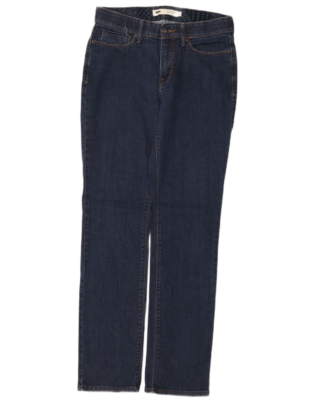 LEVI'S Jeans rectos 525 para mujer US 8 Medium W29 L32 Azul marino Algodón