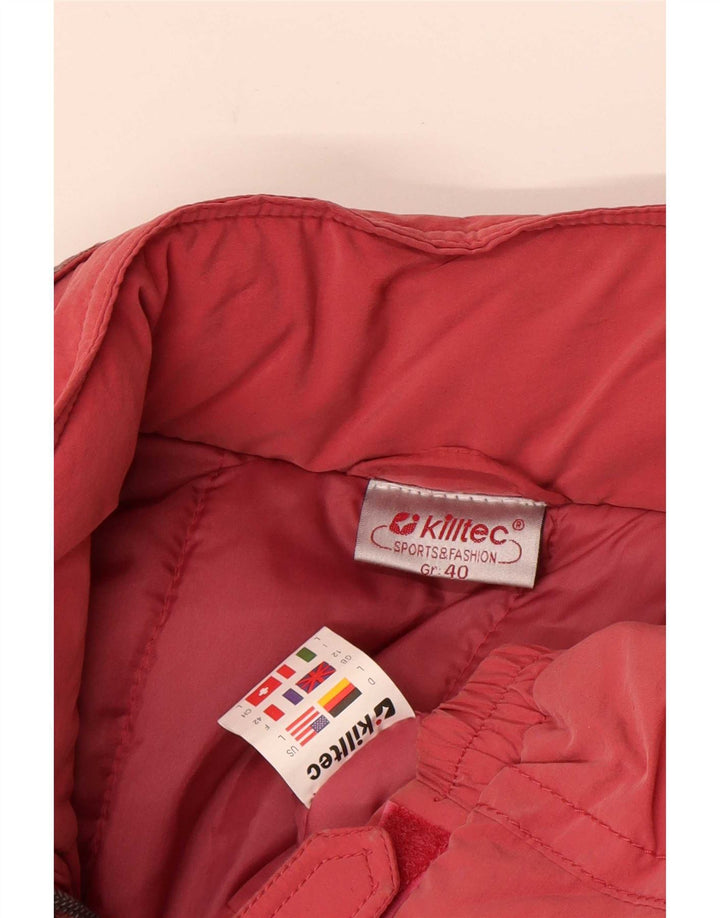 Killtec Mono de esquí con capucha gráfico para mujer Reino Unido 40 Mediano Rosa Floral