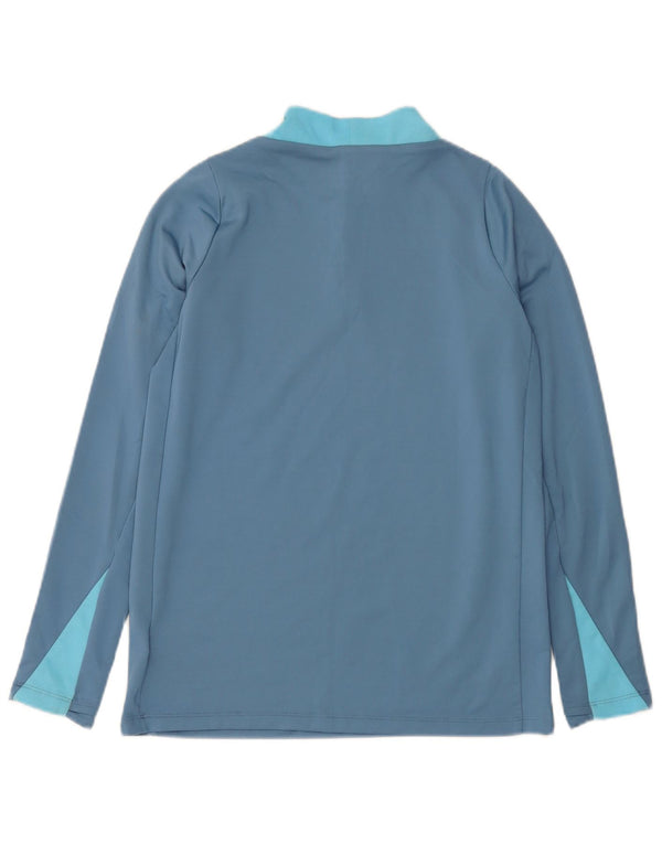 Nike Boys Dri Fit Slim Zip Neck Chándal Top 13-14 años XL Azul