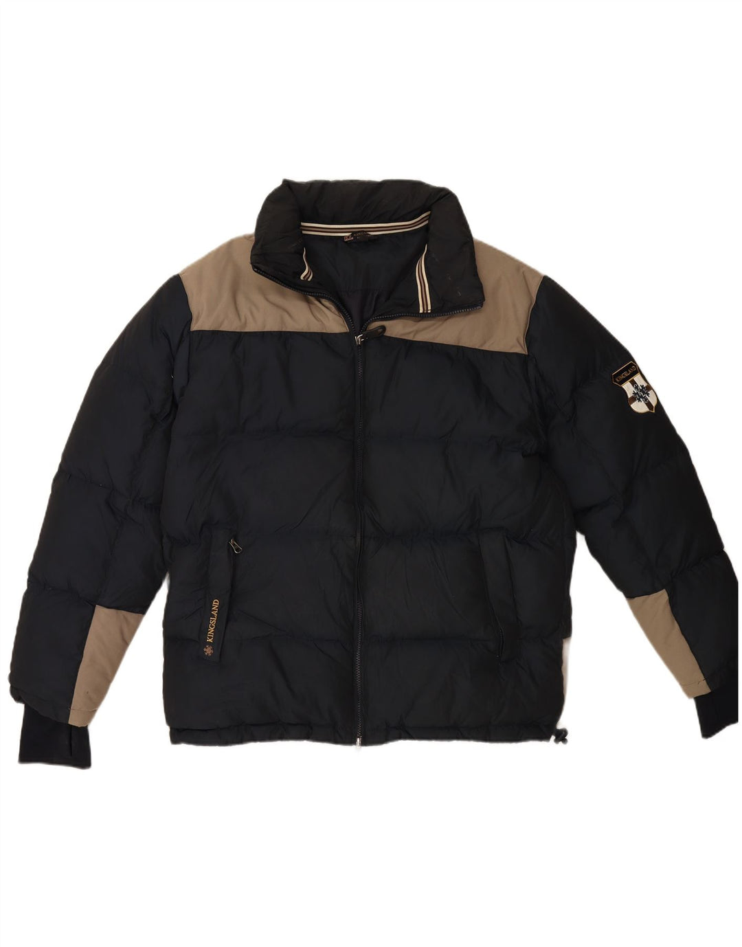 KINGSLAND Chaqueta acolchada para hombre ES 42 XL Azul marino Poliéster color block