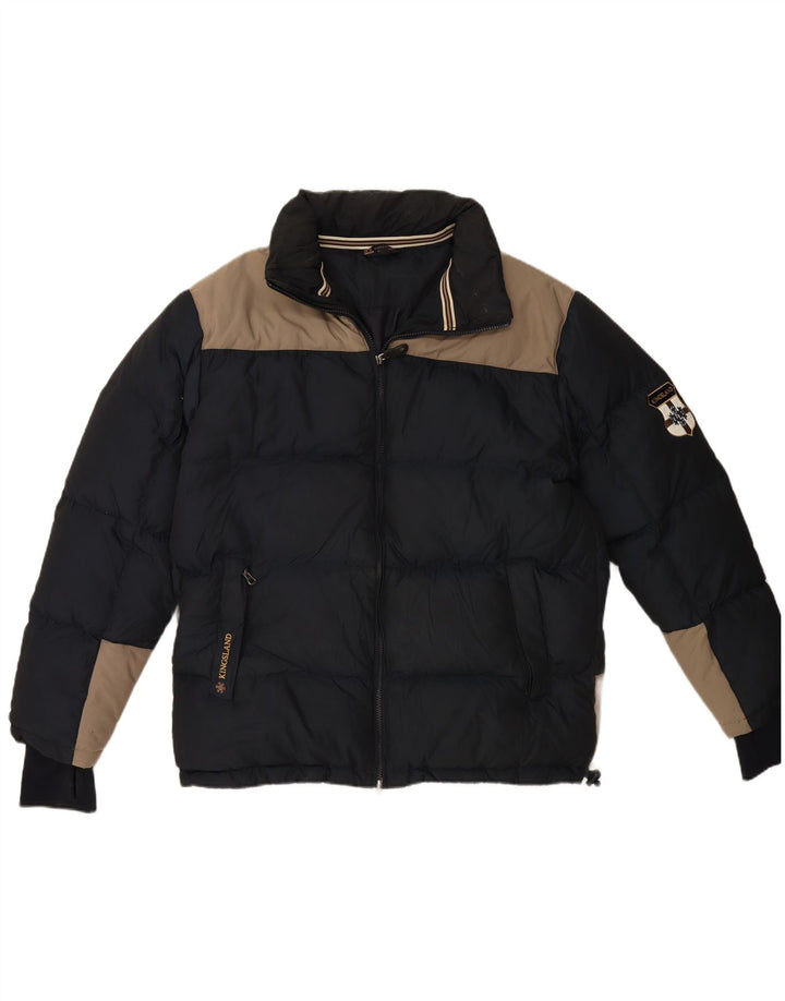 KINGSLAND Chaqueta acolchada para hombre ES 42 XL Azul marino Poliéster color block
