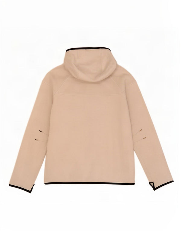 Nike - Sudadera con capucha y cremallera para mujer, talla grande, algodón blanco