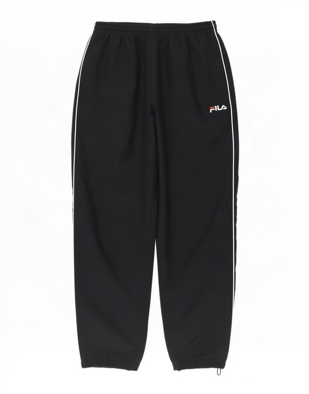 Fila Hombre Pantalones De Chándal Gráfico Joggers Mediano Poliéster Negro