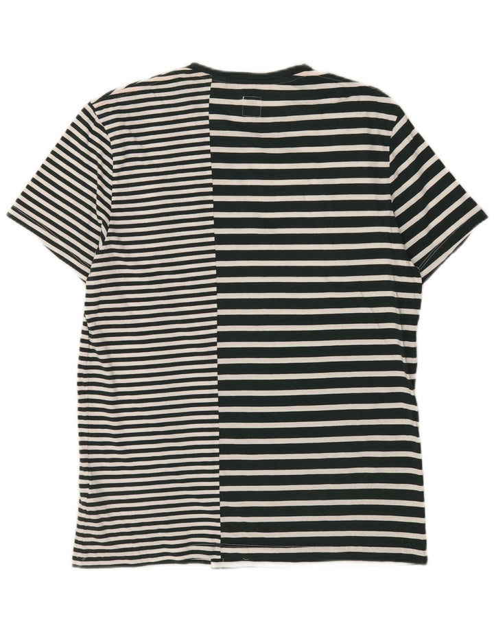 Camiseta Jack Wills Hombre Top Medium Blanco Rayas Algodón